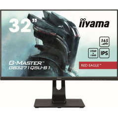 Monitors 31,5 collu gb3271qsu-b1 qhd, 1ms, ips, 165 Hz, HDMI, dp, 400 cd, brīvā sinhronizācija