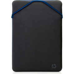 HP reversīvi aizsargājošs zils klēpjdatora apvalks 14,1 collu piezīmjdatoram, melns un zils 2f1x4aa