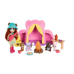 Enchantimals camping trip set with doll