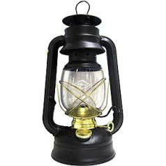 Glo Brite by 21st Century 210-76000 Centennial Oil Lantern, zelta apdare, melna