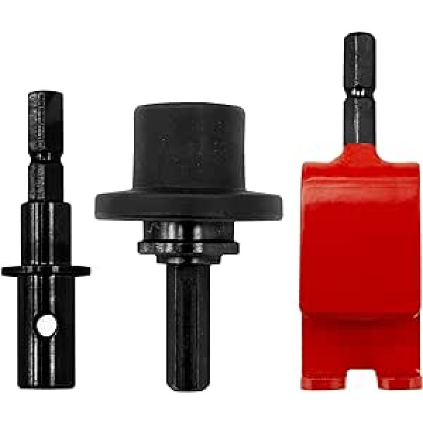 Eskimo 42494 Quick Connect Kit, Drill Adaptive Augers, Red