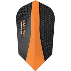 5 x komplekti Harrows Retina Orange Dart Flights Slim