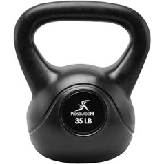 ProsourceFit vinila kettlebell 10, 15, 20, 25, 30, 35 mārciņas