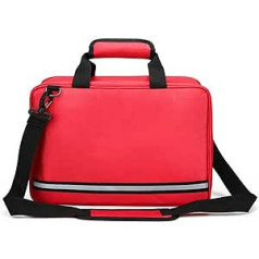 wanhaishop hausapotheke Box Erste-Hilfe-Taschen-Autos medizinische Tasche Erste-Hilfe-Not-Survival-Kit for Camping-Reisetasche erste Hilfe Kasten (Color : Red)