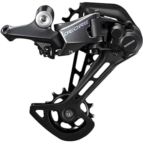 Shimano Deore Deore M6100 aizmugurējais pārslēdzējs, 12 ātrumu, Shadow+, SGS Long Cage, melns