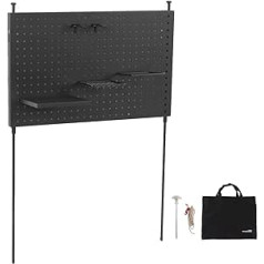 BORDSTRACT Stecktafel-Präsentationsständer, Mehrzweck-Camping-Stecktafel-Kombinations-Organizer, Outdoor-Camping-Utensilienhalter, DIY Metall-Stecktafel-Präsentationsständer Für Tassen, Krüge, Schüsse