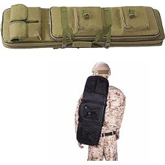 XVBVS Tactical Rifle Case Long Gun Bag, Soft Padded Shotgun Case, Carabiner Case, Rifle Gun Backpack for Storage and Transport of Firearms