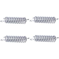 Sosoport 8 STK Karabinerhaken Für Campingzelte Campingzelt Fixseil Campingbedarf Tipi Federn Federmarkise Seilspanner Baldachin-zugseil Karpas Rostfreier Stahl Seilschnalle Halteseil