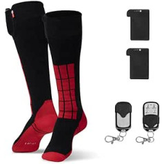 G-Heat - Outdoor Heated Socks - Unisex - Warm - Thick - Soft Use: Winter Sports, Hiking, Riding, City, Work, Wellness... Supplied with Batteries and Charging Cable