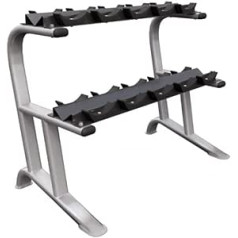 GORILLA SPORTS® hanteles statīvs - 2 līmeņi, 121 x 65 x 100 cm, līdz 250 kg, tērauds - hanteles statīvs, hanteles statīvs, hanteles novietne, hanteles statīvs, hanteles statīvs, hanteles statīvs, svaru statīvs