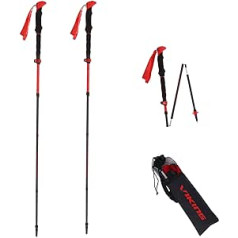 Viking Spider FS Carbon Hiking Poles Foldable Telescopic Hiking Poles Telescopic Trekking Poles Foldable Hiking Poles Carbon Hiking Poles Telescopic Carbon