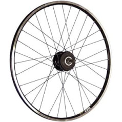 Taylor Wheels 28 collu velosipēda aizmugurējais ritenis A319 ALFINE 8 ātrumu disks, melns 32 caurumi