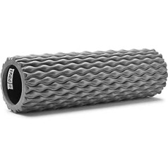 Textured Foam Rollers for Muscle Recovery - High Density Back Foam Roller to Relieve Back Pain and Muscle Recovery in Legs and Arms - Hollow Foam Roller for Muscle Exercises by PowX,