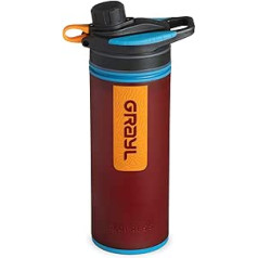 GRAYL GeoPress 24 oz Wasserfilterflasche – Filter für Wandern, Camping, Survival, Reisen
