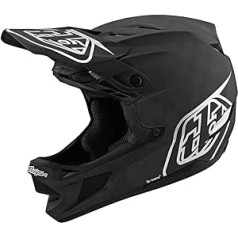 Troy Lee Designs Downhill MTB-Helm D4 Carbon MIPS Stealth — Schwarz/Silber