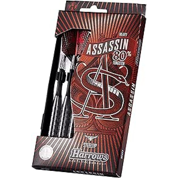 Akėčios Assassin Dartpfeile, Wolfram, 32 g