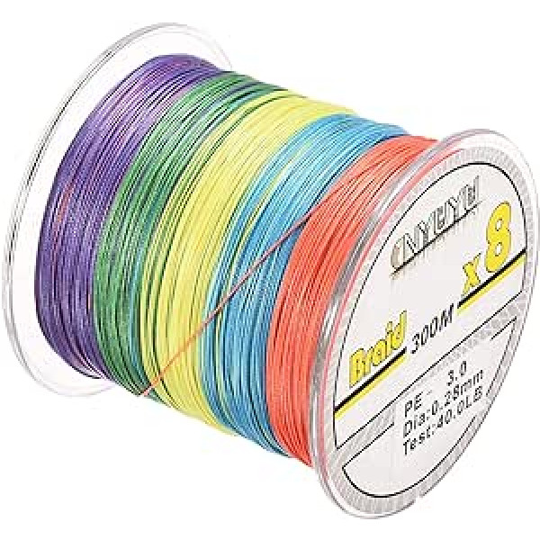 PATIKIL Braided Fishing Line Strands PE Braided Line Abrasion Resistant Stretchy for Saltwater and Freshwater