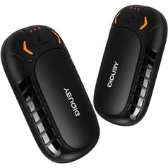 Roku sildītājs Elektriskais 2-pack USB uzlādējams roku sildītājs portatīvais kabatas sildītājs ar 3 siltuma iestatījumiem somām un cimdiem aukstā ziemā āra sportam