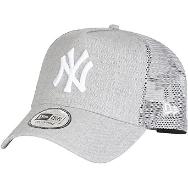 New Era New York Yankees Adjustable - Trucker Cap - MLB Heather - Heather Grey