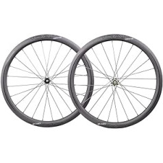 ICAN Aero Disc Brake Series 700C oglekļa velosipēda riteņi 35/40/45/46mm dziļums 25mm platums klinčera bezcaurule gatavi oglekļa šosejas velosipēdu riteņi UD matēta apdare