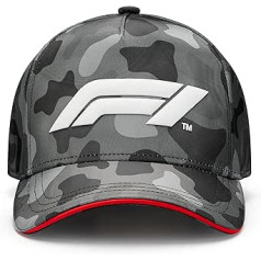 Formula 1 — Oficiālās preces — F1 Camo Cepure — Unisex — Melns — Izmērs: viens izmērs, melns, viens izmērs, melns