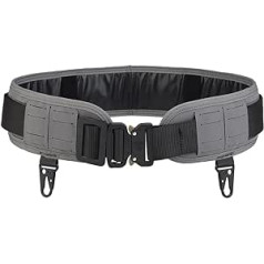 TS TAC-SKY Molle Tactical Belt Pro ātrās atvienošanas josta 3,3 collu plata polsterēta kaujas josta Airsoft CS Paintba LL militāro spēļu medības (krāsa: G)