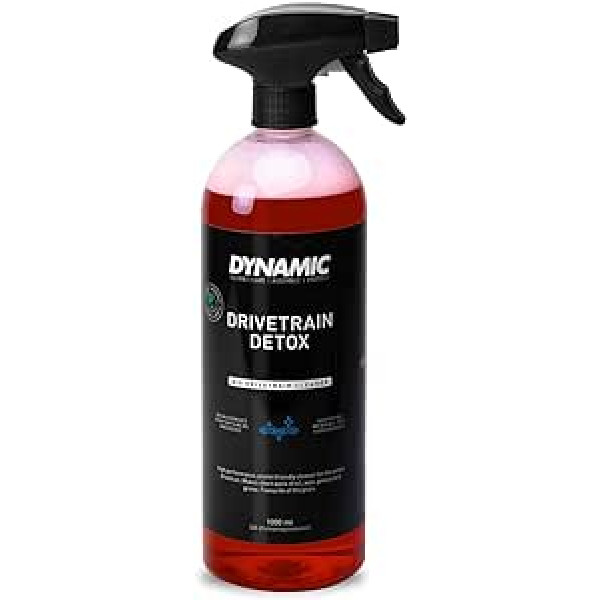 Dynamic Organic Chain Cleaner 1000 ml - Bio Drivetrain Detox - Velosipēdu tīrīšanas līdzeklis - Augstas kvalitātes velosipēdu kopšana - Bioloģiski noārdāms ķēžu tīrīšanas līdzeklis