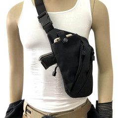 Akemaio Sling Shoulder Backpacks, Nylon Men's Shoulder Bag Single Bag Durable Rifle Bag Pistol Hand Rifle Box