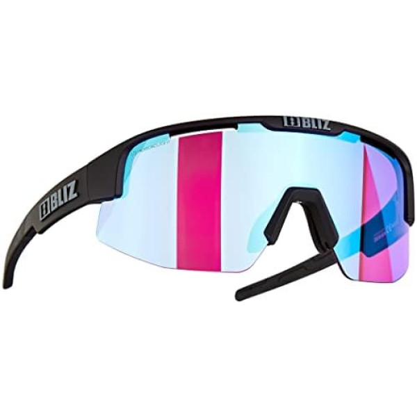 Bliz Matrix mazas Nordic Light sporta brilles, matēts melns/violeti zils