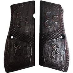 ZIB GRIPS Browning HP 14 pistoles rokturis ar rokām izgatavots no valrieksta koka Ars.075