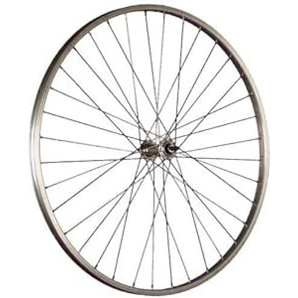 Taylor Wheels 28 collu velosipēda priekšējais ritenis alumīnija Nirosta 622-19 36 bedrīšu sudrabs