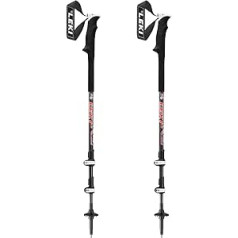 LEKI Peak 3 Poles, Melns/Sarkans/Balts, 100-135 cm