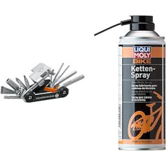 SKS GERMANY Tom 18 Multitool & Liqui Moly Bike Chain Spray, 400 ml, Velosipēdu līmējošā smērviela bez vara, preces Nr.: 6055