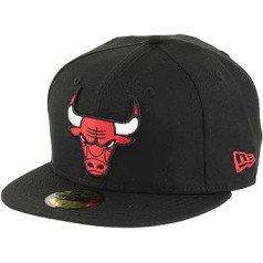 New Era Chicago Bulls NBA melnā 59Fifty beisbola cepure