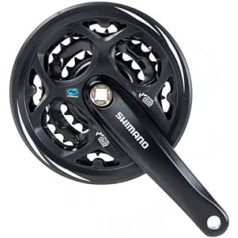 SHIMANO 8 ātrumu kloķis, melns FC-M311 42/32/22T 170mm