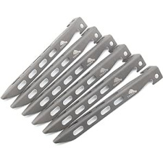 TOAKS 6 x Titanium Alloy V Shape Tent Pegs PEG-10