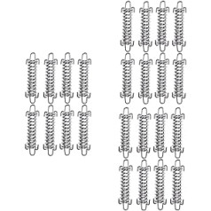 Toddmomy 24 STK Federwindseilschnalle Camping-klemmclips Zeltklemme Zelt Festziehen Clip Sonnenschirm Planenverschlüsse Zeltzubehör Planenklammern Aus Metall Federn Hüpfender Ball Straffen