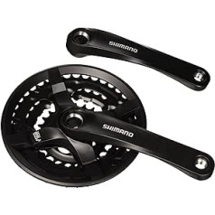 SHIMANO KLOĶIS 6/7/8 ātrumu melns fc-ty501 42/34/24T 170 mm W/CG