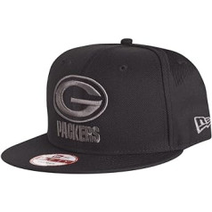 New Era — Green Bay Packers — 9fifty Snapback — melns/grafīts