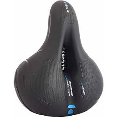 Velosipēda sēdeklis, Memory Foam velosipēda sēdeklis, ērts mīksts, dobs, ergonomisks velosipēda sēdeklis ar atstarojošu elementu