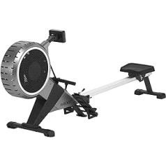 MAXXUS Rowing Machine 7.4 - Foldable, Adjustable, Magnetic Brake System, Air Resistance, 8 Levels, 120 kg, LCD, Ball-Bearing Rowing Seat, Ergonomic - Rowing Machine, Rowing Machine, Rower for Home