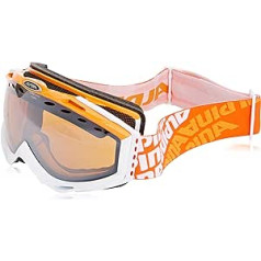 Alpina Cybric Hybrid Mirror Sophisticated Goggles - Orange
