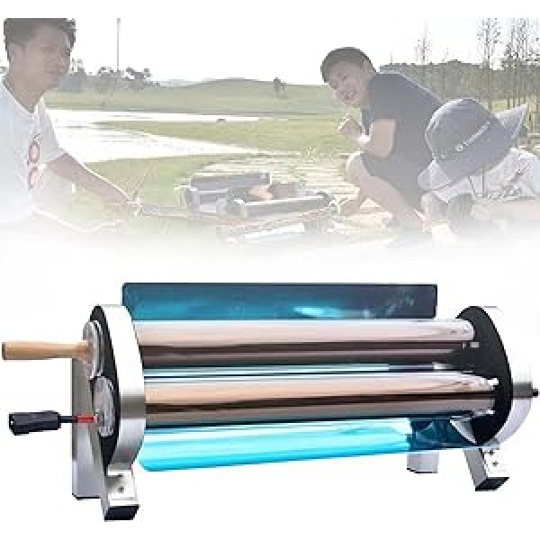 JIADUOFU Portable Solar Oven, Double Tube Solar Grill, Solar Camping Grill, Multifunctional Solar Grill Cooker, Large Capacity Solar Cooker, for Camping or Hiking, Light Electricity