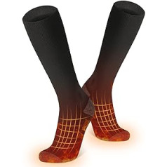 Heated Socks, Rechargeable Heated Socks for Men and Women, 70°C Extra Long Battery Life, Avoid Cold Toes, Outdoor Riding, Camping, Hiking, Motorcycle, Skiing, Heated Socks