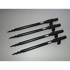 TMC Pack of 4 Spiral Tip Fishing Bank Sticks 10-18