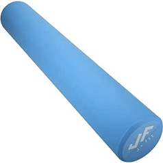 J-FIT JFIT High Density Foam Roller Smooth EVA Foam Roller - Multiple Sizes Available - Exercise, Massage, Muscle Recovery, Round Foam Roller