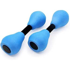 AYNEFY 1 Pair Water Aerobics Dumbbells Water Aerobic Foam Dumbbells Pool Resistance Swimming Training Fitness Equipment for Weight Loss Adults Family