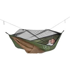 AMAZONAS Ultraleicht Hängematte Adventure Moskito Hammock Thermo 470g g 275 x 140 cm Packmaß 33 x 8,5cm bis 150 kg