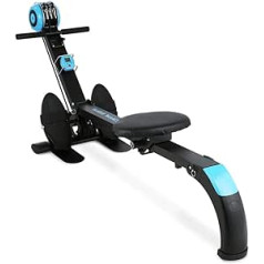 Capital Sports Stringmaster Rowing Machine for Home - Foldable Rowing Machine for Training While Standing or Sitting, Rowing Machine with Training Computer, Rower with Maximum Load 100 kg