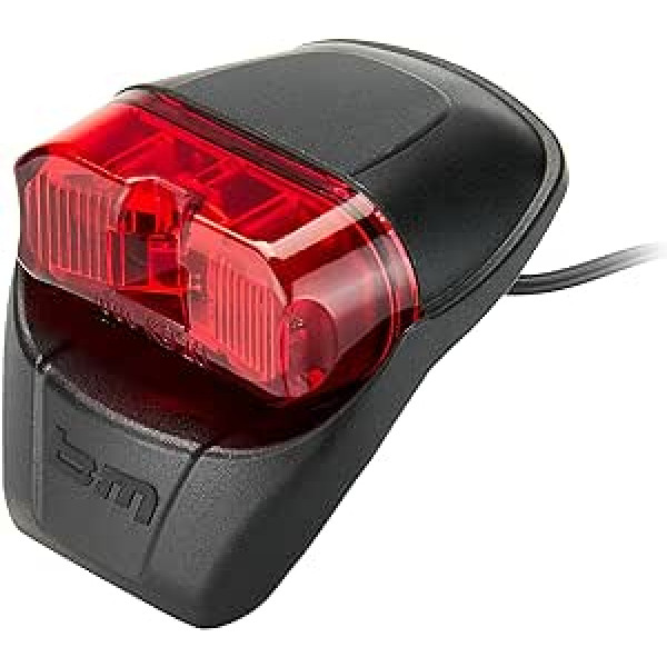 Busch & Müller Unisex — pieaugušo E-Bike LED aizmugurējais lukturis, melns, viens izmērs